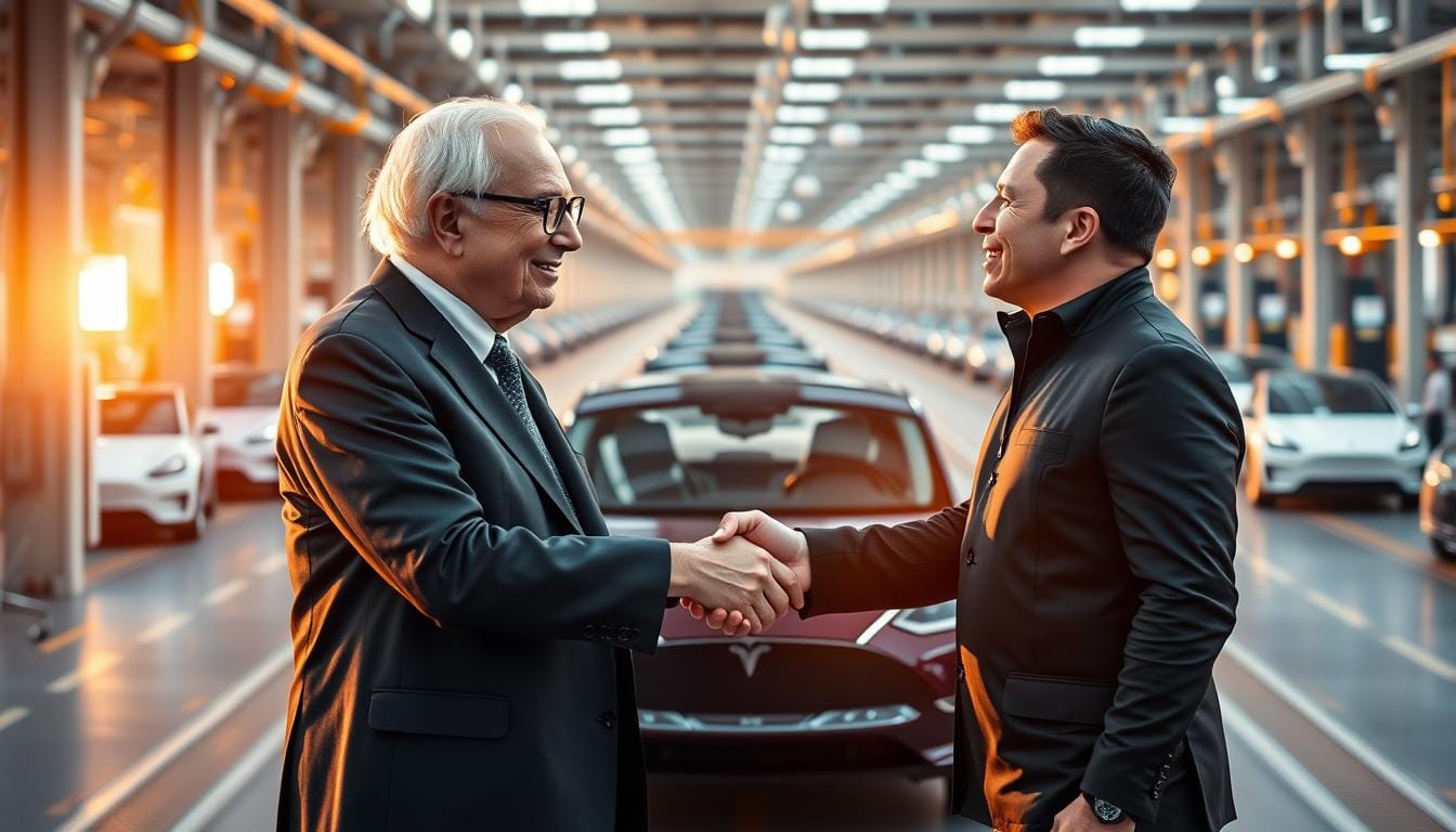 $1 Trillion Deal: Warren Buffett Buys Elon Musk’s Tesla $1 Trillion Deal